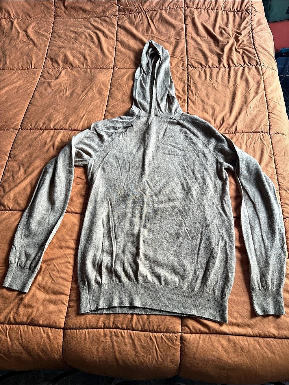 Western Rise Hoodie Sweater Tan Large
